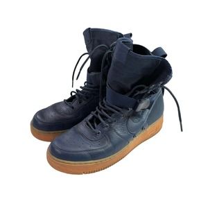 Nike Men's Air Force 1 SF High Size 10.5‎ Midnight Navy Gum Bottom 864024-400
